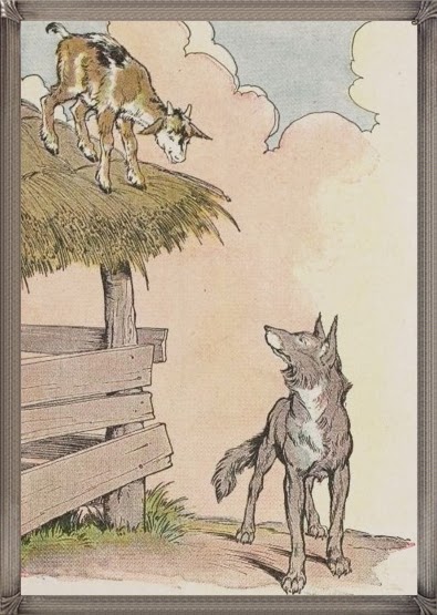 Gambar Ilustrasi Kisah Cerita Anak Kambing Dan Serigala