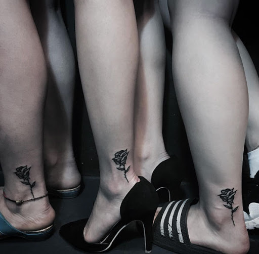 Estes correspondência tornozelo tatuagens