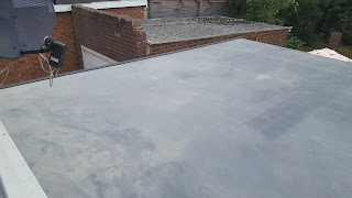 The new EPDM roof from Top Ender's Room