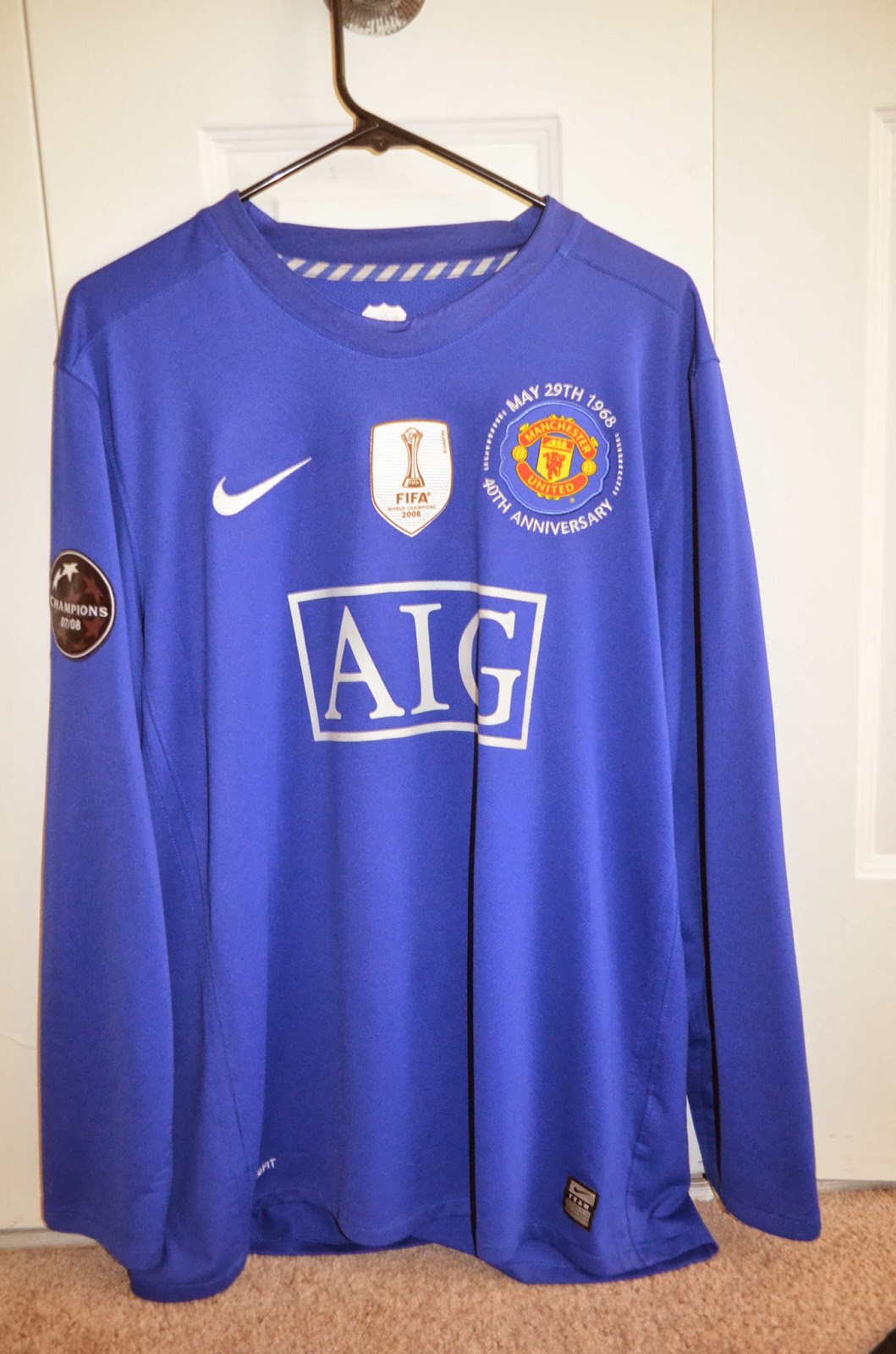Kit Collection - My Soccer Jersey Collection: Manchester United 2008