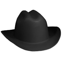 black big baer cowboy helmet