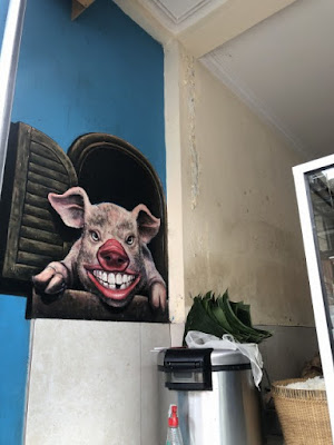 豚さん壁画