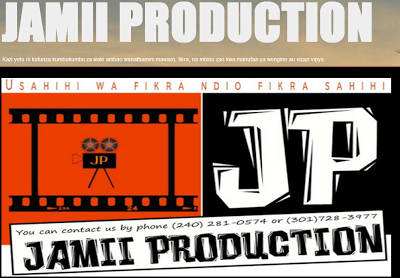 Bofya banner hapa chini kutembelea blogu ya Jamii Production