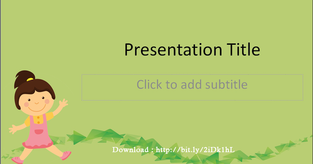 Child Education PowerPoint Template for Children Care Presentation ...
