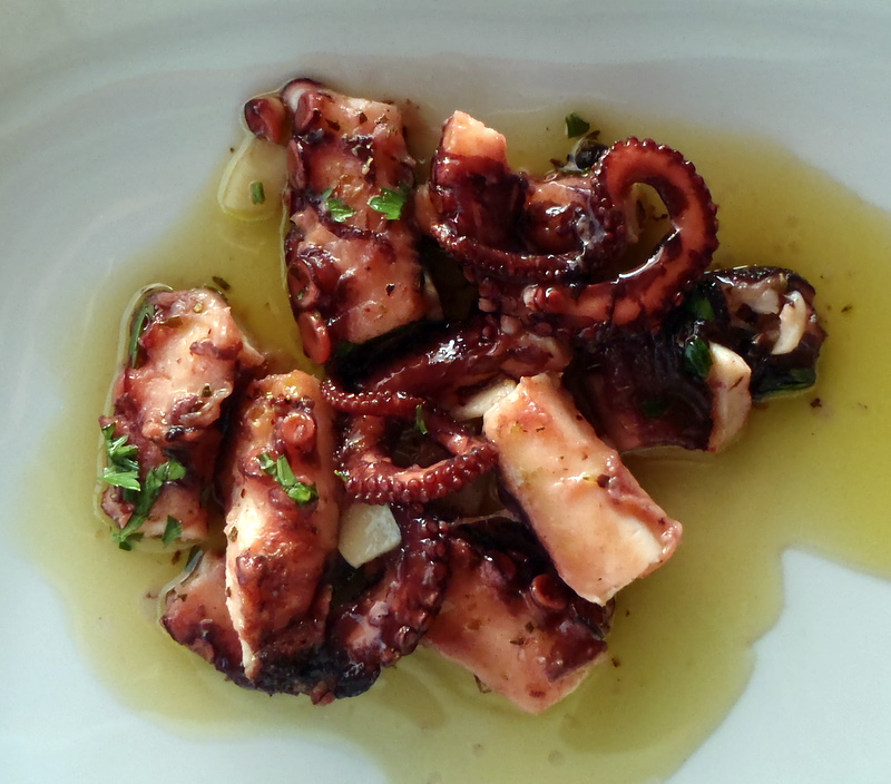 Chef Mitsos Marinated octopus