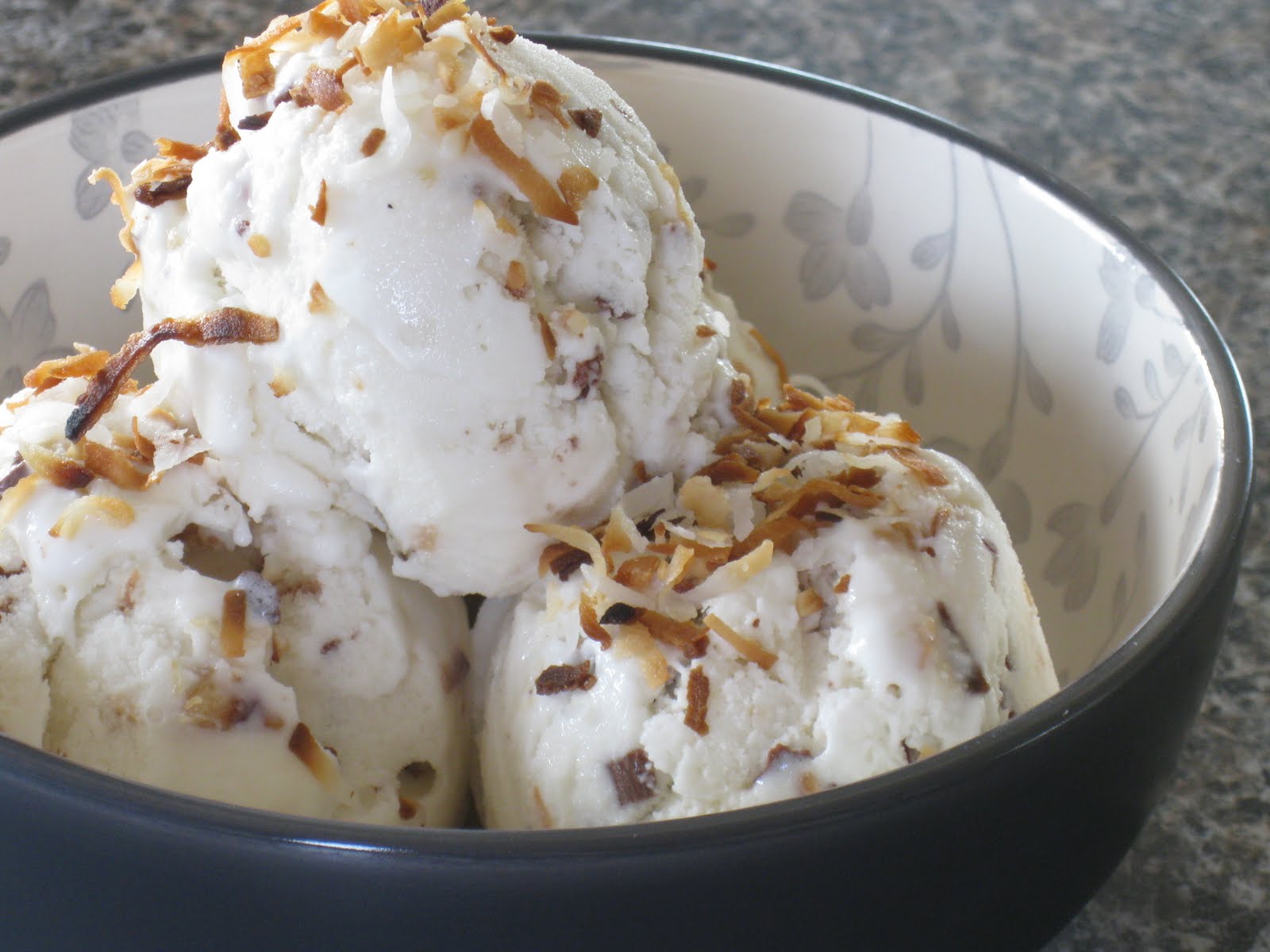 Cardamommy and Coriaunty Toasted Coconut Macadamia Nut Ice Cream