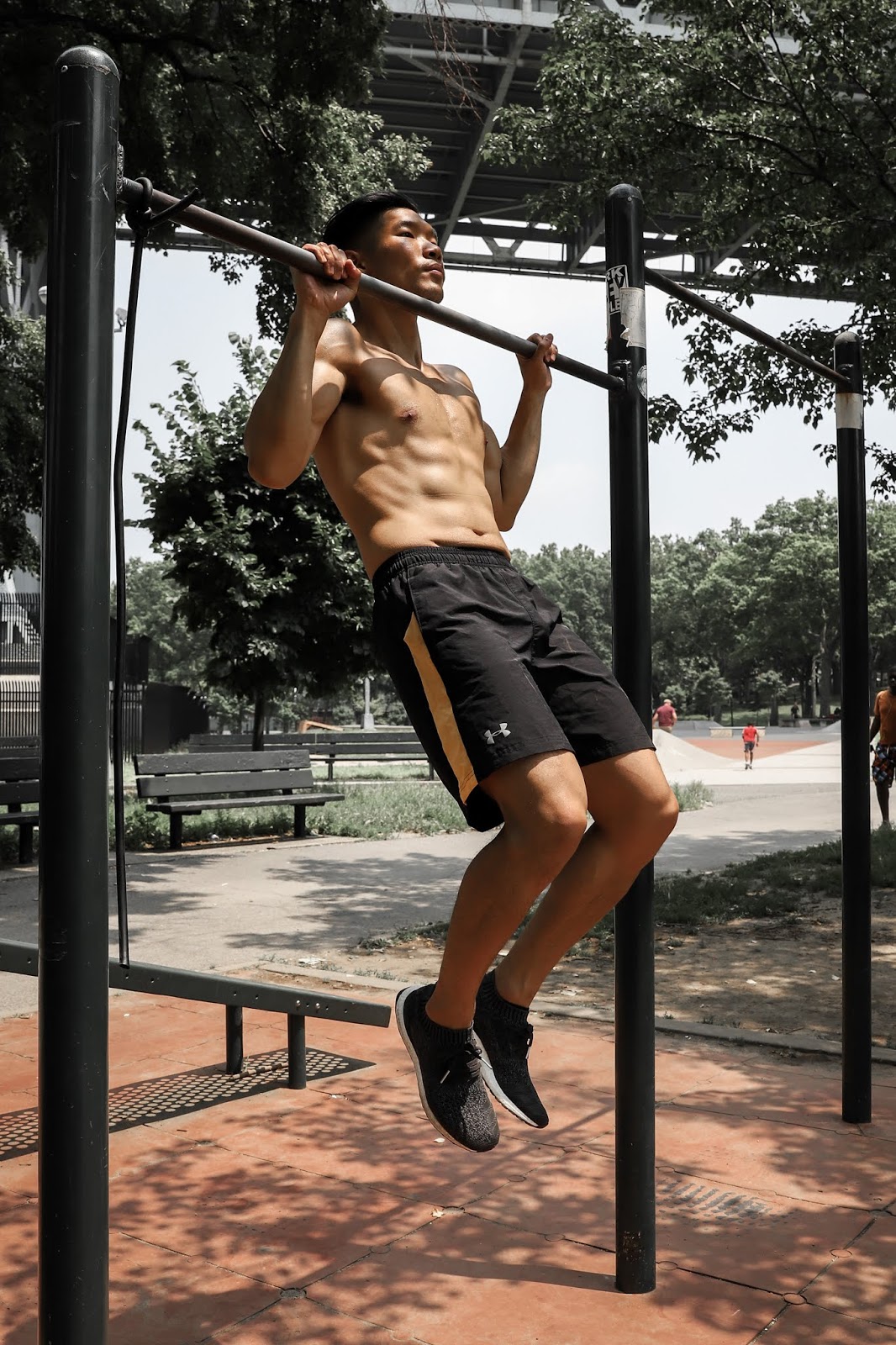 Leo Chan working out with Isopure Apple Pie Protein | Asian Male Model