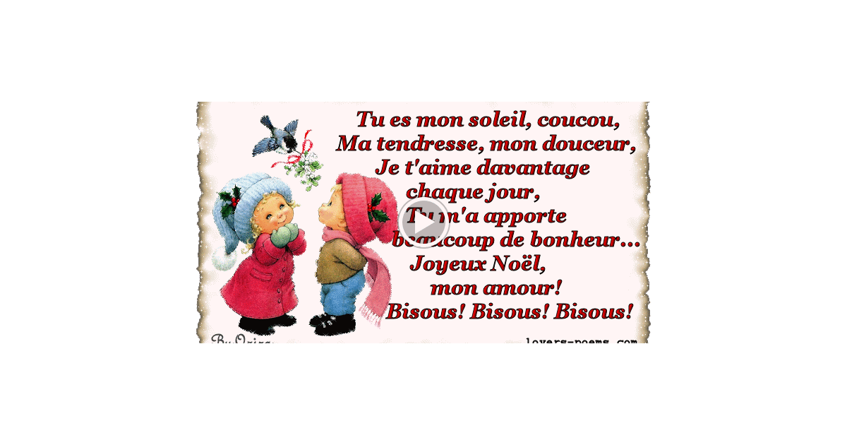 Poèmes, Messages, SMS: Joyeux Noel, mon amour...