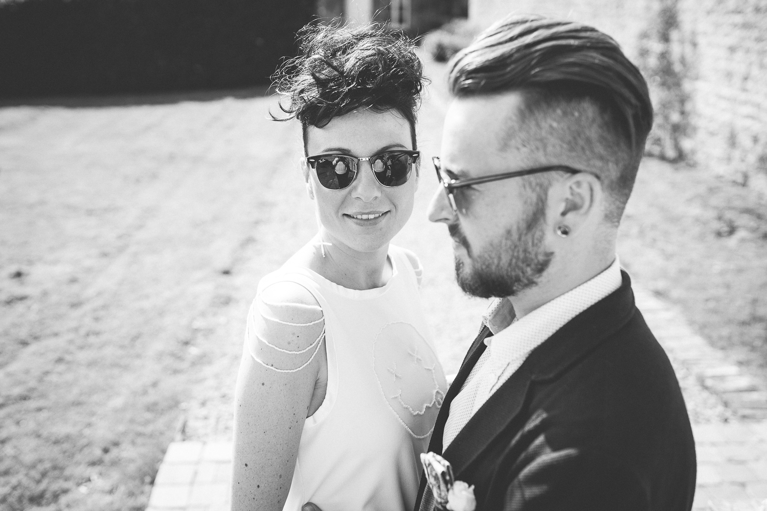 Émeline Étienne: Robe de mariée Rock pour le shooting Rock'mantique