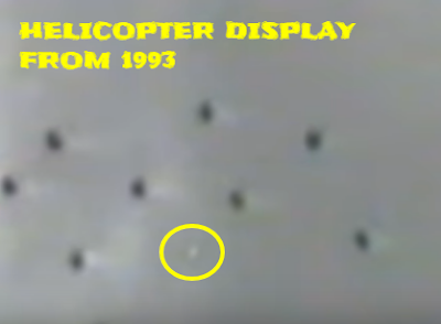 Then there's this UFO going in between a swarm of UFOs.