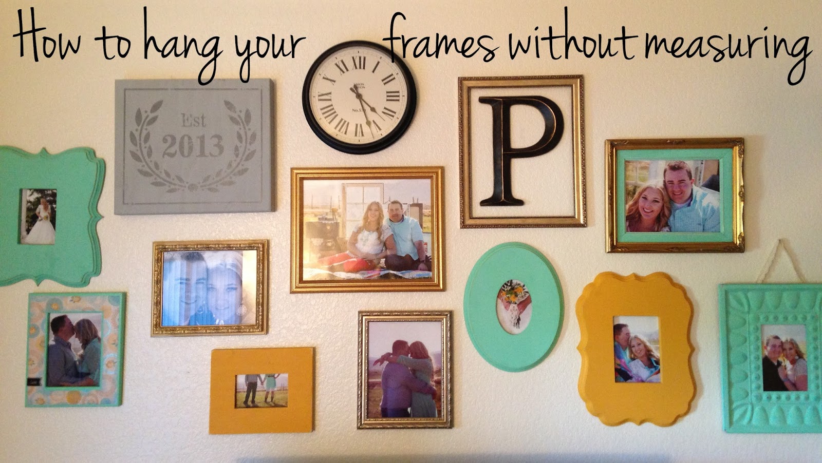 Thrift and Craft It How to Hang your Frames