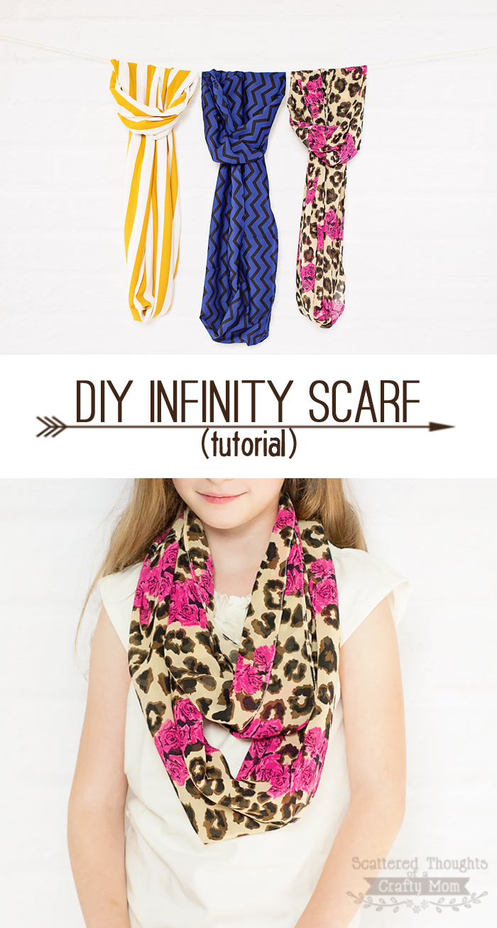 Easy Infinity Scarves (tutorial) Scattered Thoughts of a Crafty Mom
