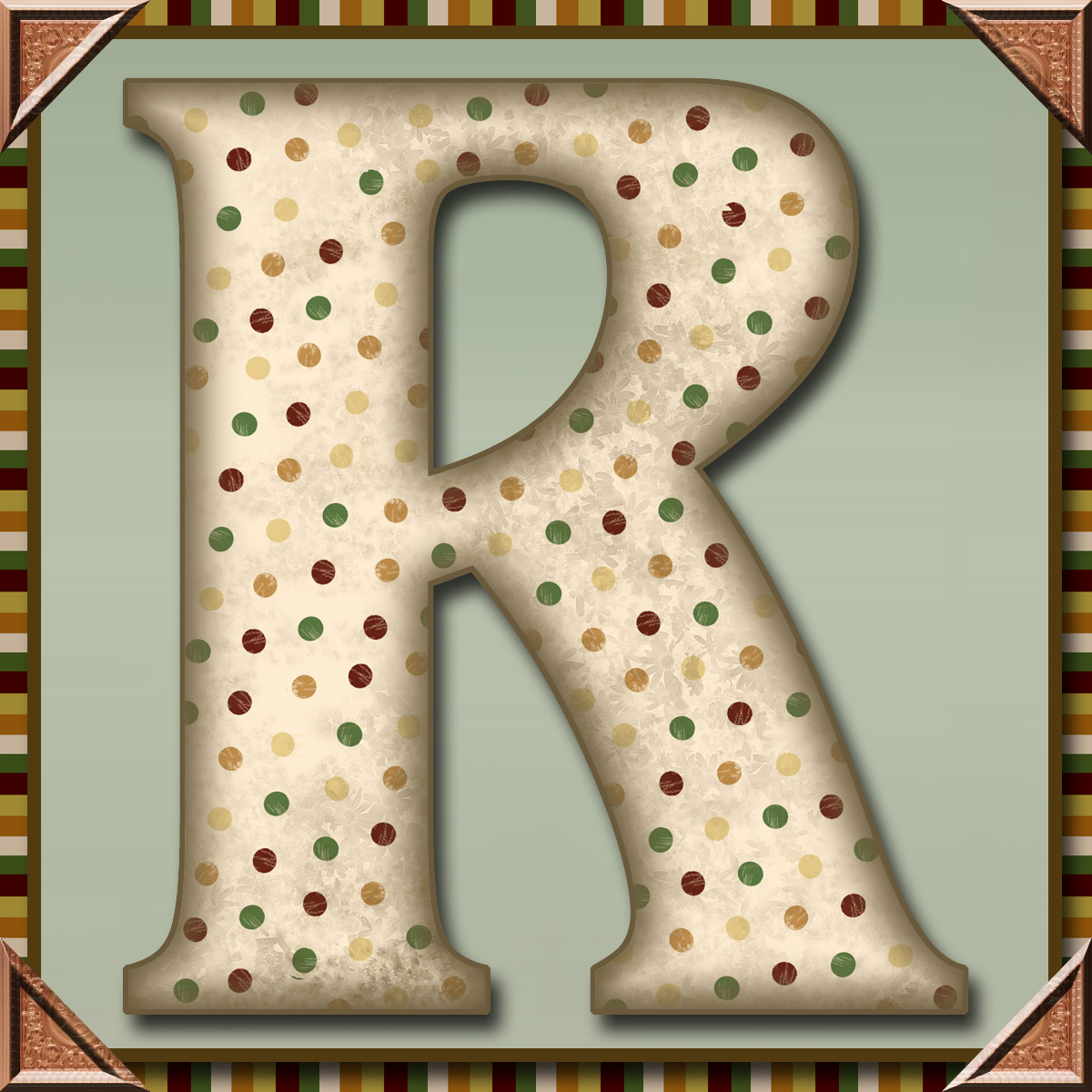 GRANNY ENCHANTED'S BLOG: Free Aged Tan Dots Digi Scrapbook Alphabet