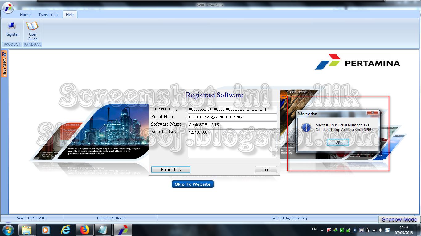 Aplikasi Struk Spbu 2.15A Download Gratis Software Full
