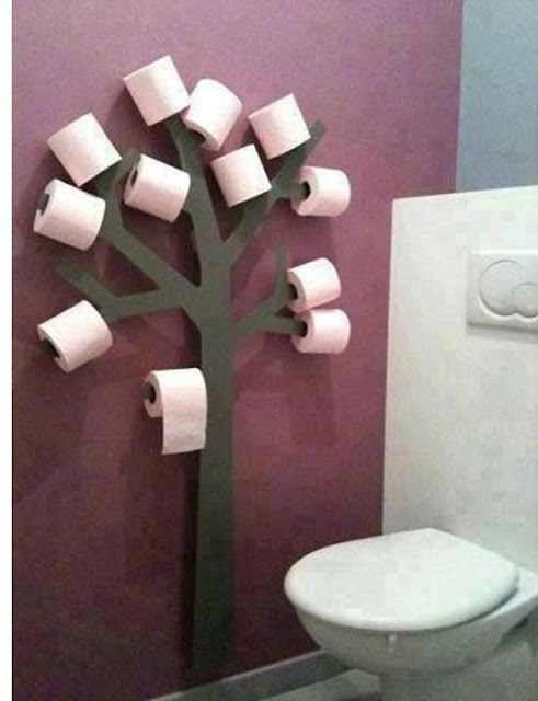 Creative Toilet Paper Tree