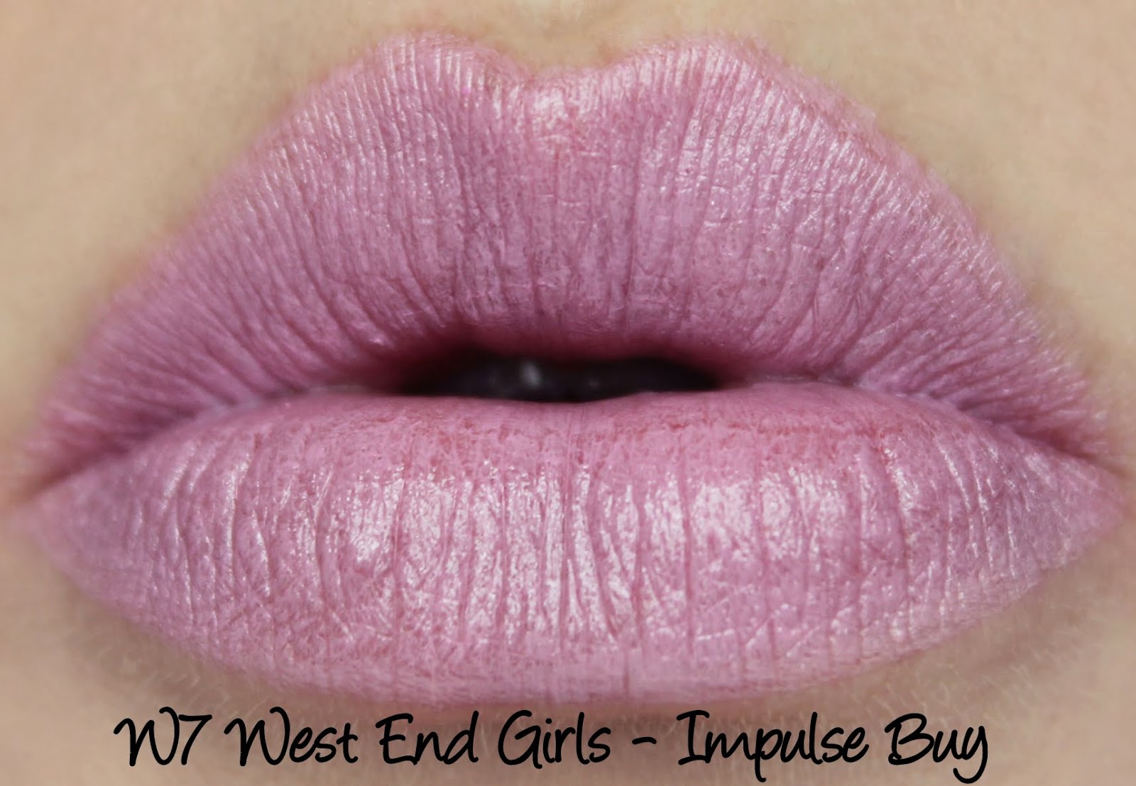 W7 West End Girls Lipstick - Impulse Buy Swatches & Review
