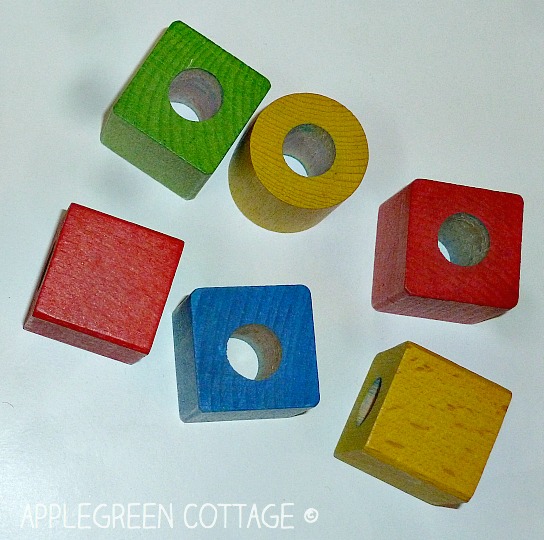 Easy DIY Wooden Stacking Toy AppleGreen Cottage