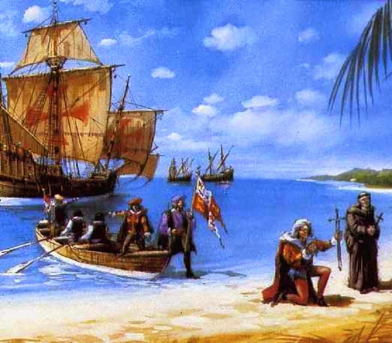 Испанские географические открытия. Корабли экспедиции Христофора Колумба.