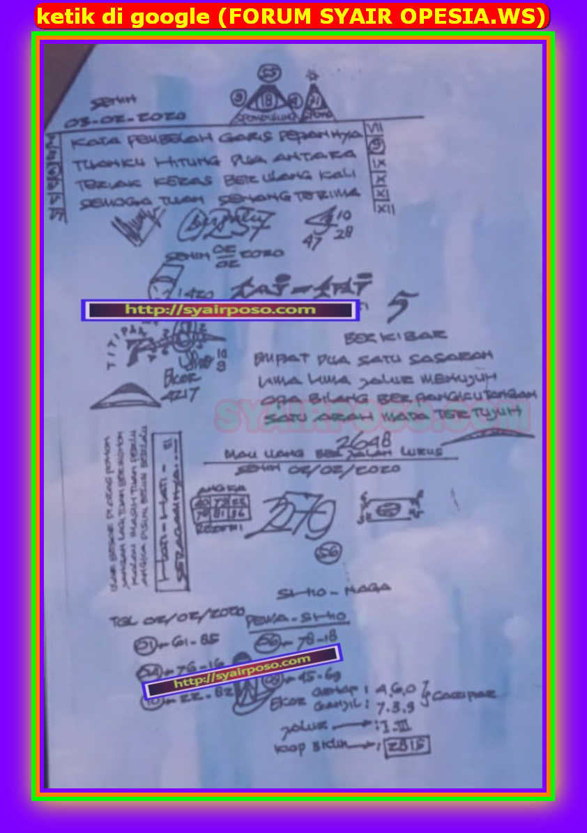 1 New Message Kode Syair Singapore 3 Februari 2020 Forum Syair Togel Hongkong Singapura Sydney