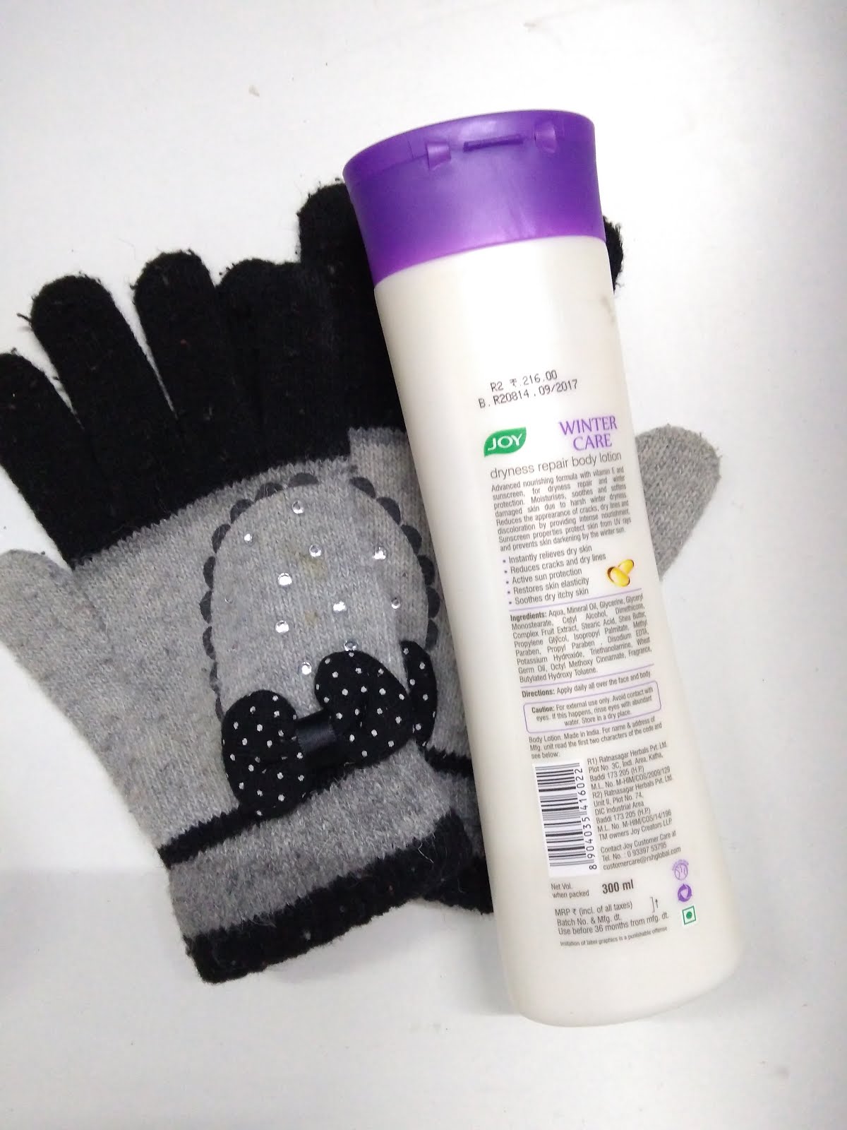 Joy Winter Care Dryness Repair Body Lotion Review