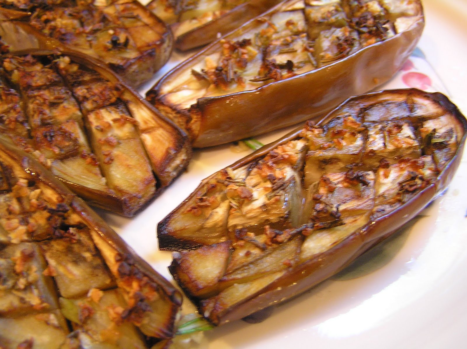 Roasted Herbed Baby Eggplants Easy