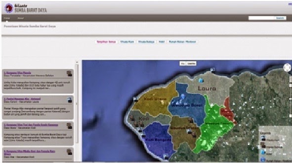 Pemetaan Objek Wisata Sistem Informasi Geografis Berbasis