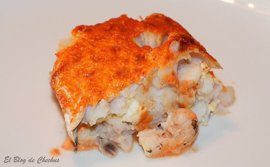 Merluza, Segundos platos, Merluza rellena con crema de pimientos, el blog de chechus, 