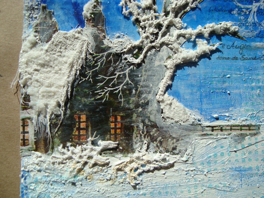 Текстурная паста своими руками для объемных картин