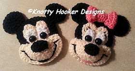 Knotty Hooker Designs: Mouse Appliques