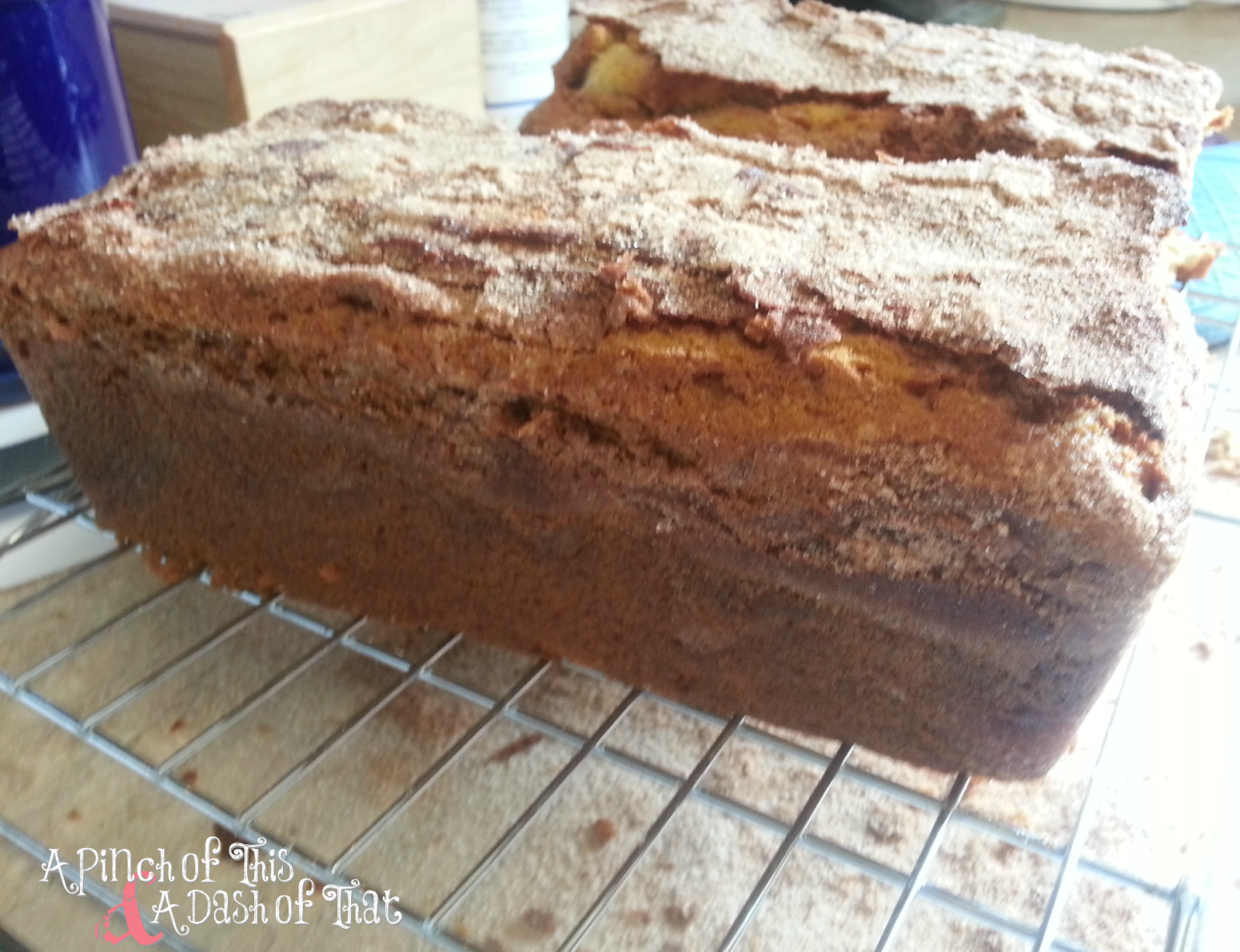 A Pinch of This & A Dash of That Amish Cinnamon Bread