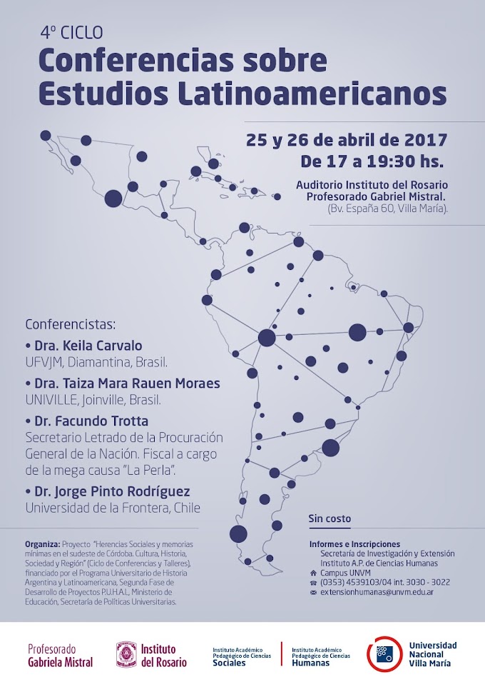 4º CICLO - Conferencias sobre Estudios Latinoamericanos