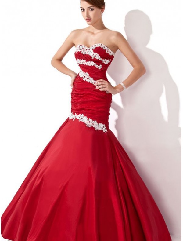 RainingBlossoms Evening Dresses: Red Stunning Prom Dresses