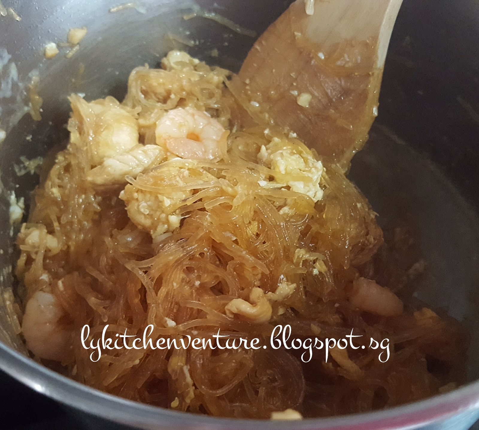 LY's Kitchen Ventures Fried Tang Hoon (Fried Glass Noodles)