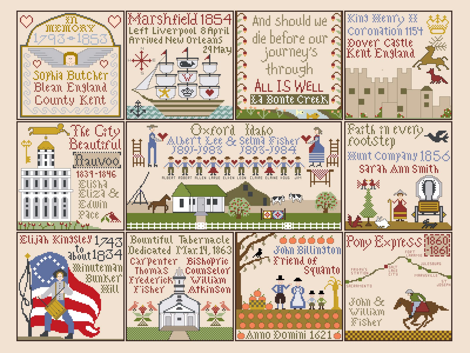 Bountiful Heirlooms Pony Express Quilt