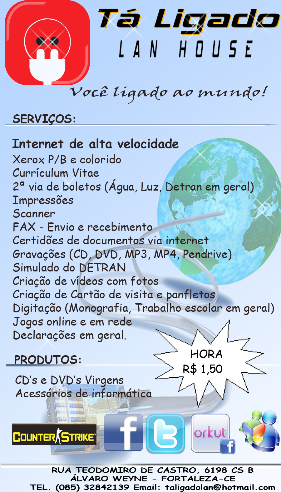 Tá ligado Lan House Serviços