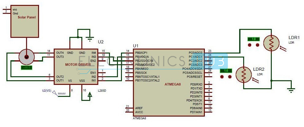 Solar Panel Mov Circuit Diagram