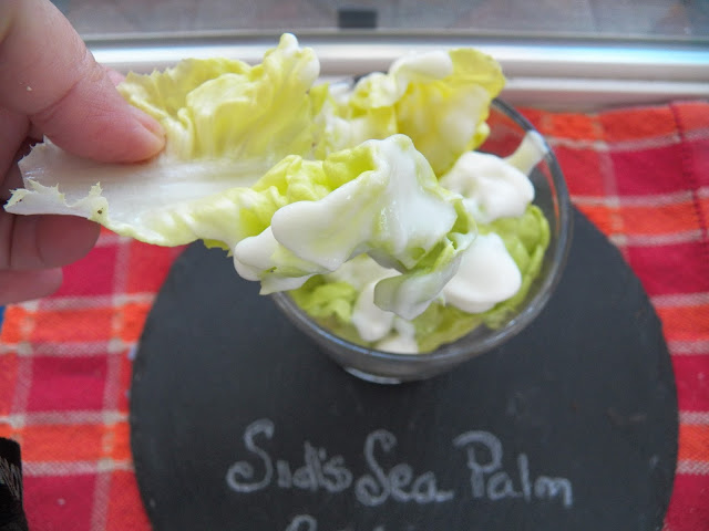 Cream Salad Dressing over Butter Lettuce