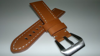 22/22 Tan Brown Leather Strap