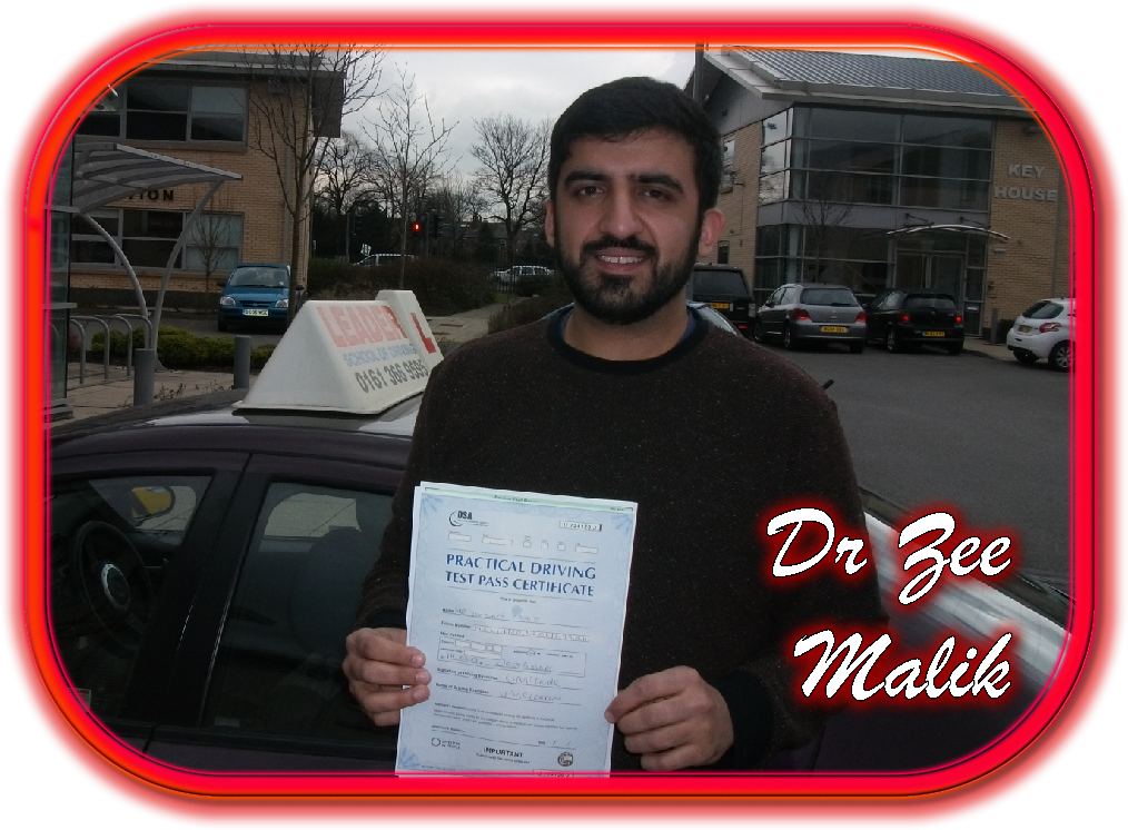Leader in driving lessons Manchester, Driving school Try Us and See. Recent Pass with Leader