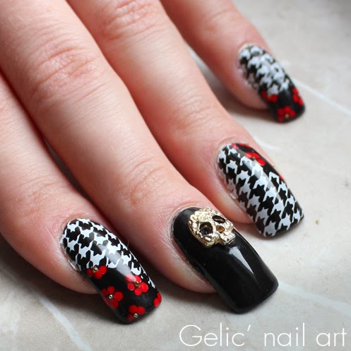 Gelic' nail art: NCC presents: Iron Fist fashion inspired nail art