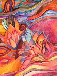 abstract watercolor painting noel megan pm posted