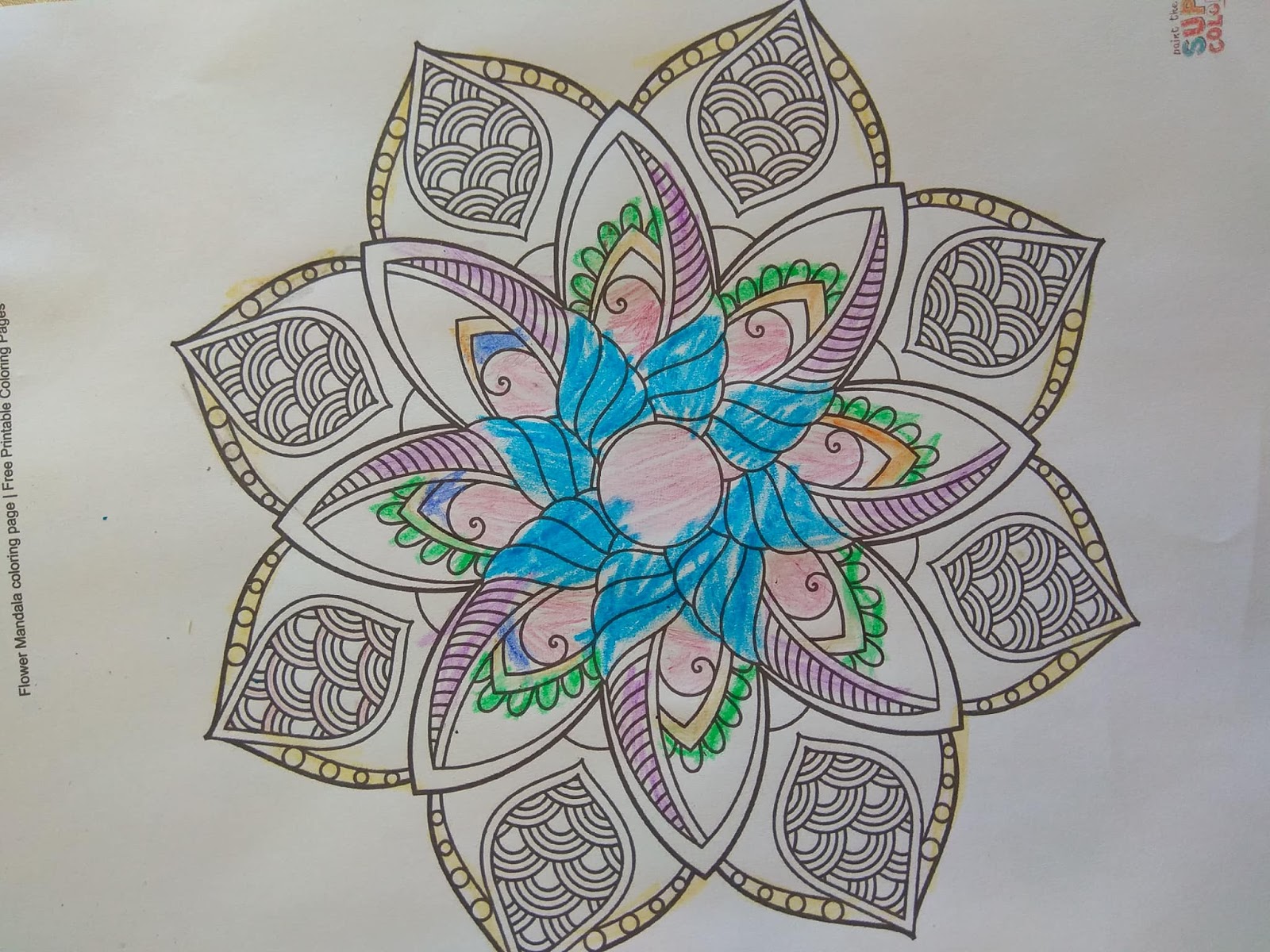 Coloring With My Kids Penniless Parenting