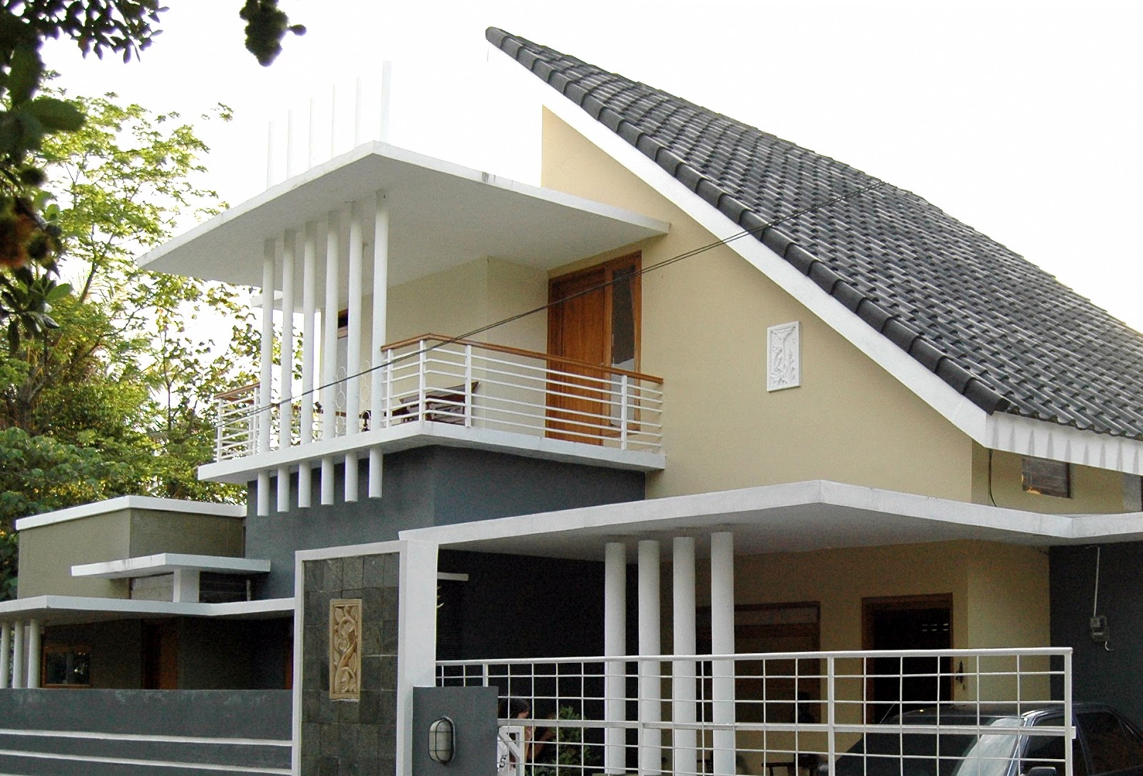Desain Rumah Tingkat Atap Miring Tukang Desain Rumah 