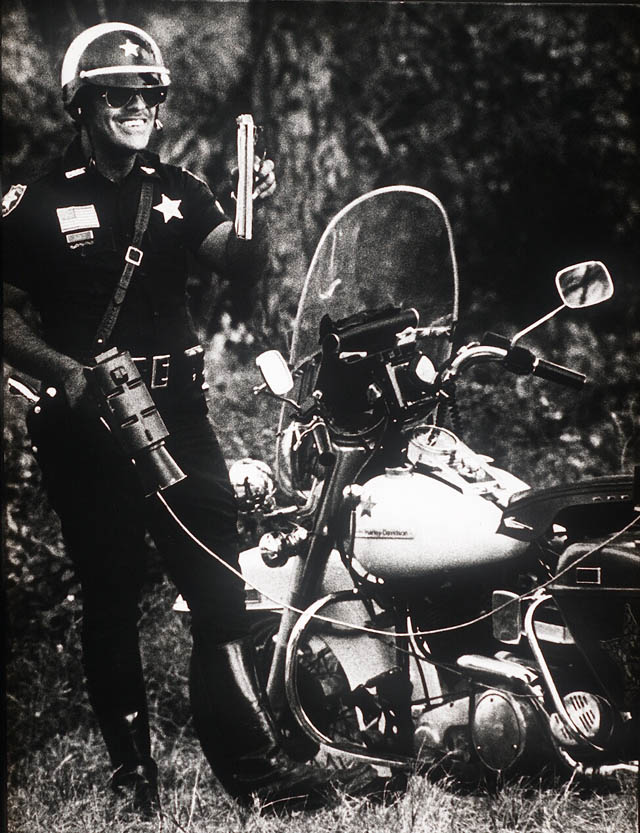 harley cop bike