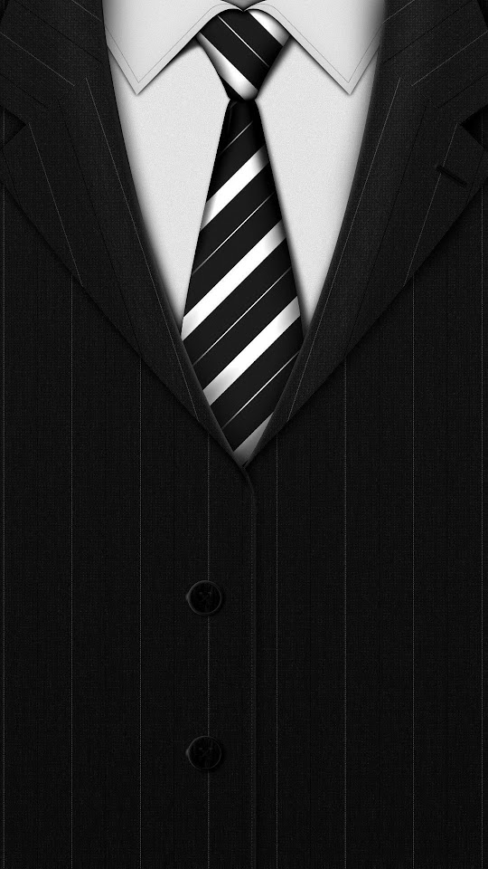   Black Striped Suit   Galaxy Note HD Wallpaper