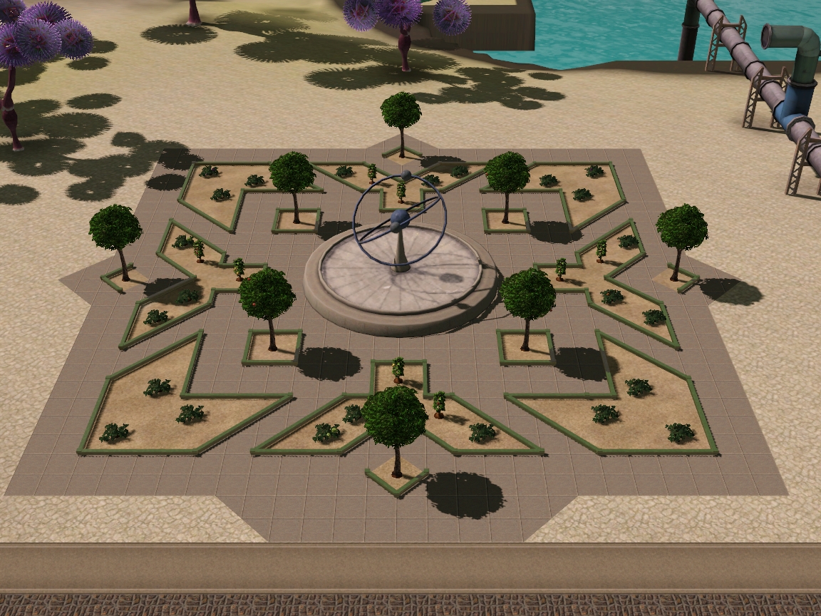 Summer's Little Sims 3 Garden Lunar Lakes List of Community Venues