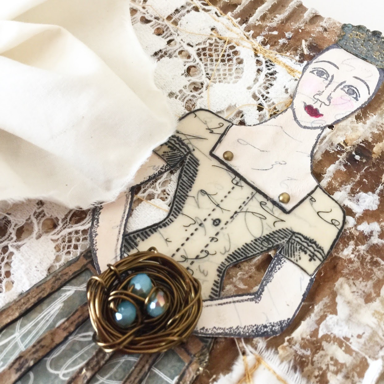 The Papered Soiree Santos Cardboard Journal Cover