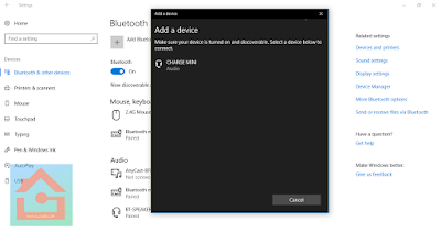 Menghubungkan Speaker Bluetooth ke Laptop Windows 10 dengan cepat