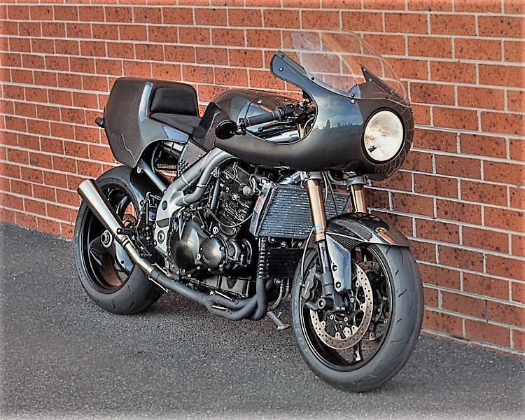 triumph daytona cafe racer