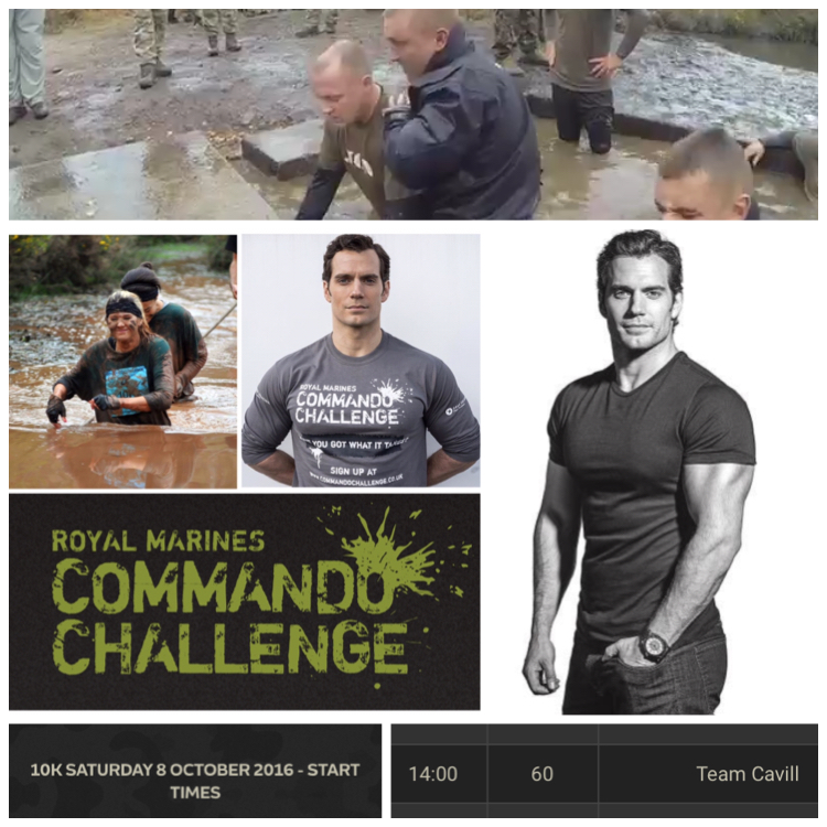 Henry Cavill News Commando Challenge Countdown Team Cavill Ready To Go!